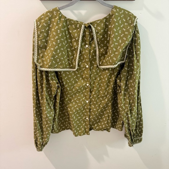 Doen 100% Organic Cotton Renoir Top in Cypress Calico XXL - Picture 7 of 9